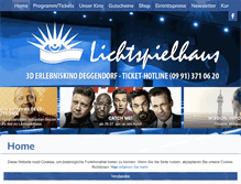 Tablet Screenshot of lichtspielhaus.com